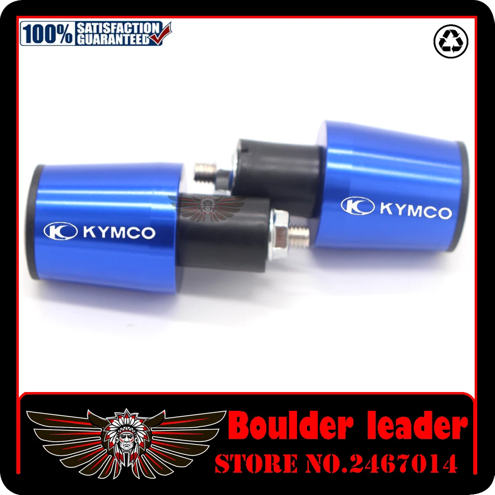 Motorcycle Accessories CNC Aluminum 7/8'' 22MM Handlebar Grips Handle Bar Cap End Plugs For KYMCO DownTown 300i/350i/K-XCT 300 |