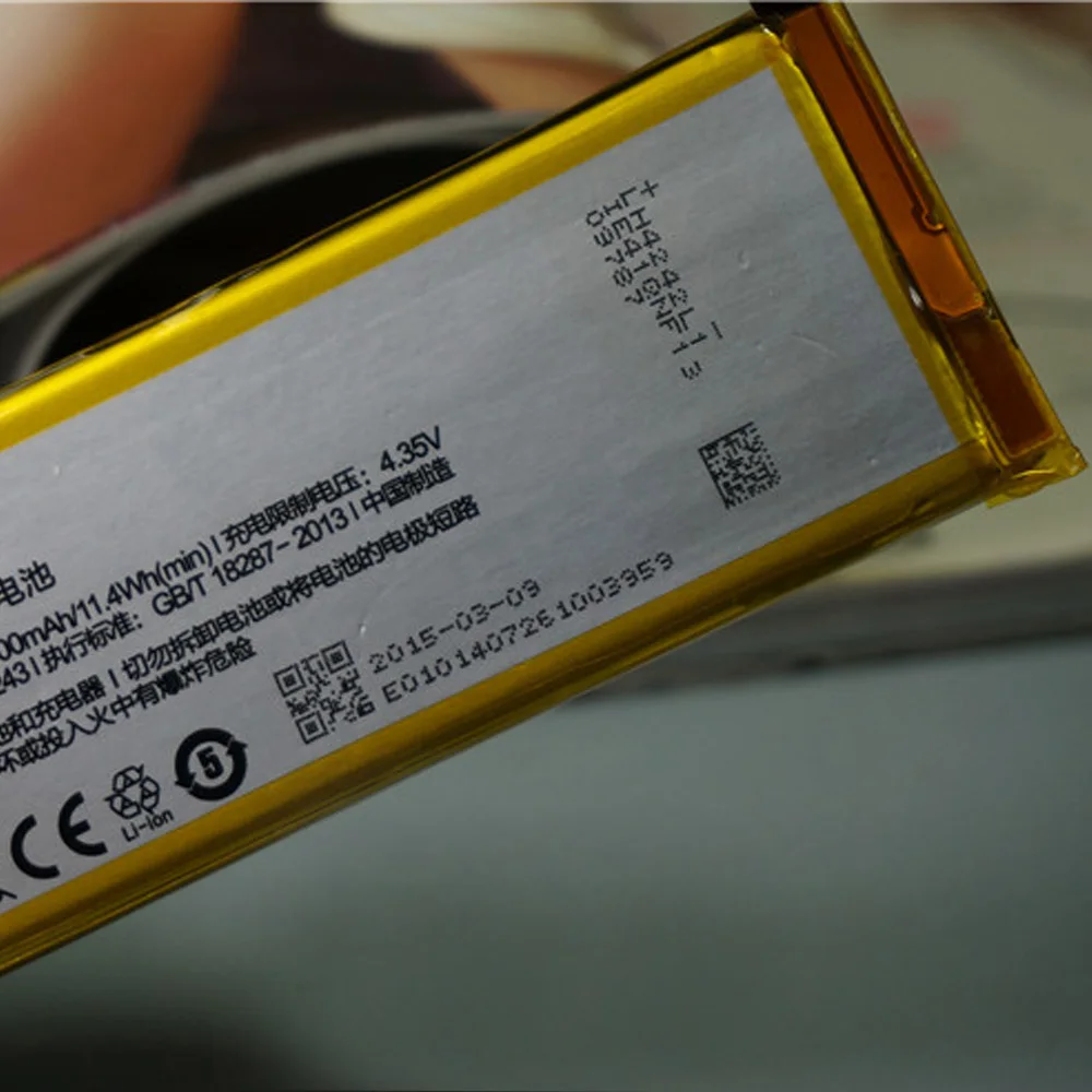 100% Оригинальная резервная копия для ZTE Nubia Z7 MAX LI3830T43P3HB34243 3100мАч батарея для NX505J умного мобильного телефона.