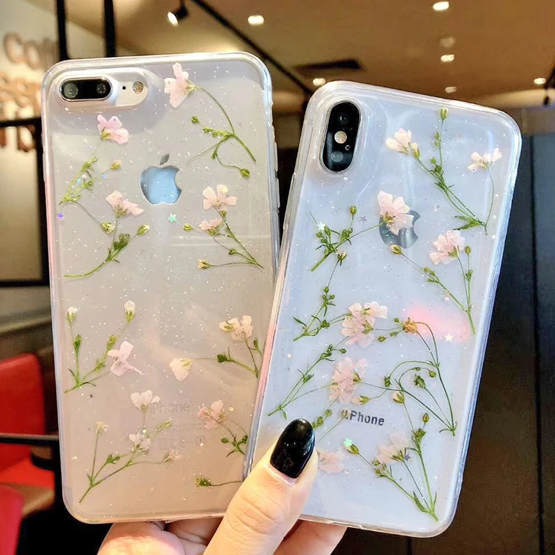 Прозрачные чехлы для телефонов IPhone 12 Mini 11 Pro Max модный настоящий чехол с