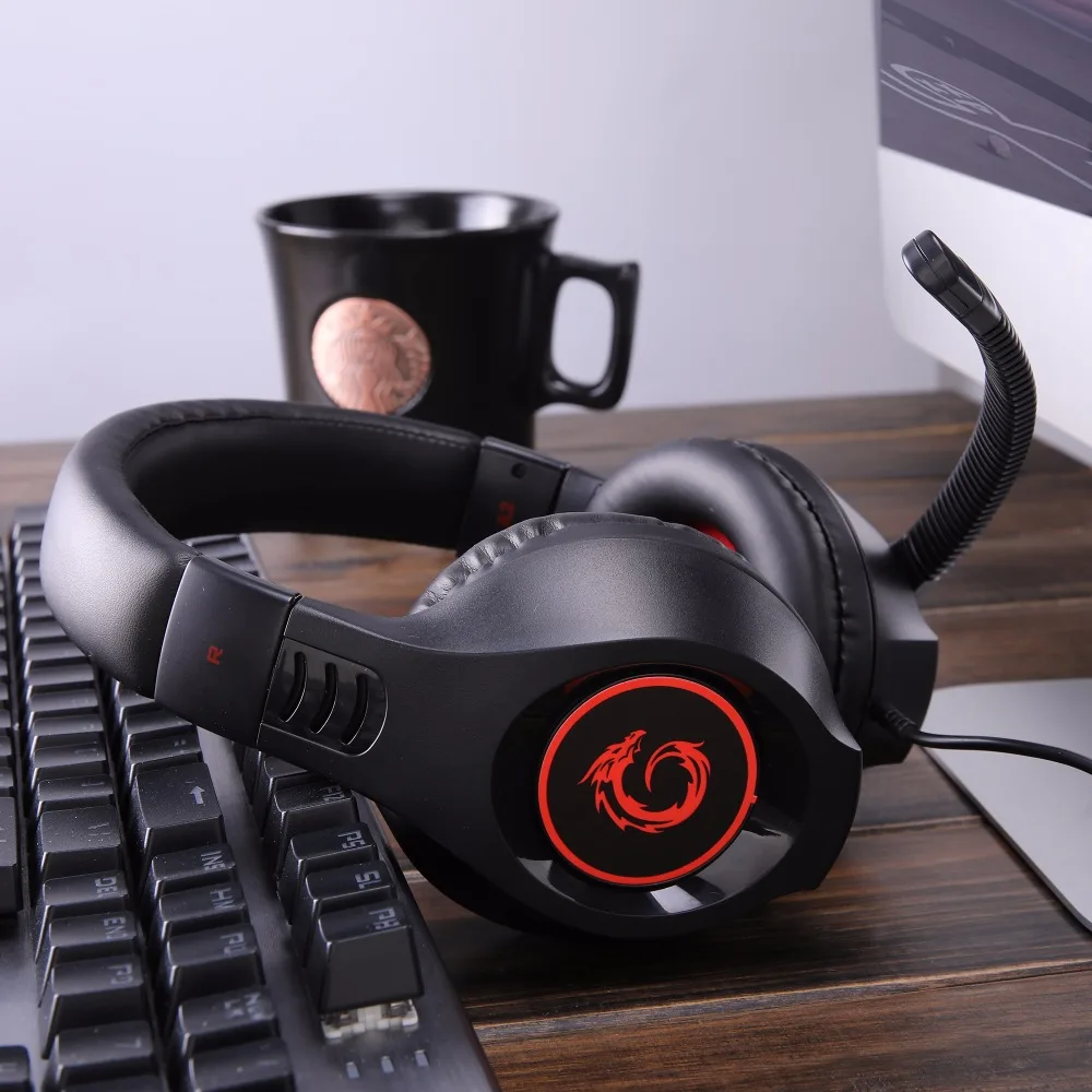 SENICC A2 PS4 Noise Cancelling Gaming Headset Stereo Surround Sound Gamer Headphones with Mic Voice Controller for Phone Pad