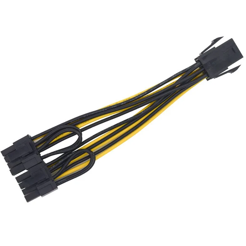 5 шт. 6 дюймов Molex 6-контактный PCI Express до 2 x PCIe 8 (6 + 2) pin Материнская плата Видеокарта