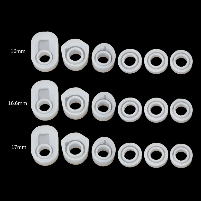 6Pcs DIY Rings Silicone Mold Jewelry Pendant Resin Casting Circle Mould | Украшения и аксессуары