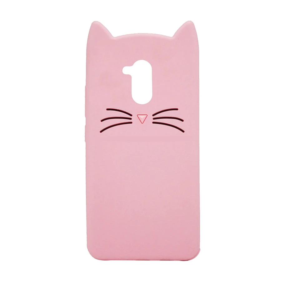 For Huawei Enjoy 6s honor 6C Soft Silicone Case 3D Cartoon Cute Beard Cat Cover huawei P9 Lite Smart Nova Phone |
