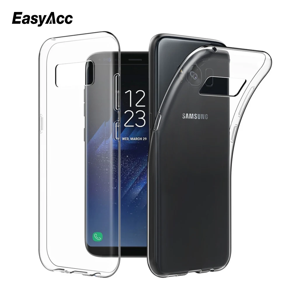 Оригинальный чехол EasyAcc для Samsung Galaxy S8 чехлы гибкий модный Ультратонкий из ТПУ plus