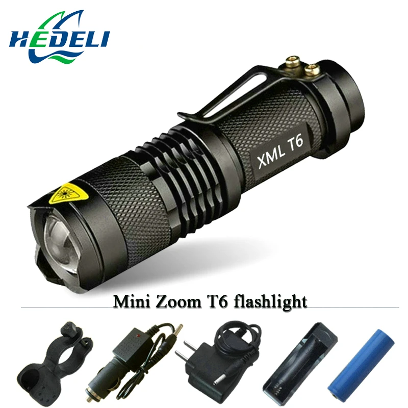 Портативный освещение фонарик cree xml t6 led Мощный Фонарик светодиодный налобный