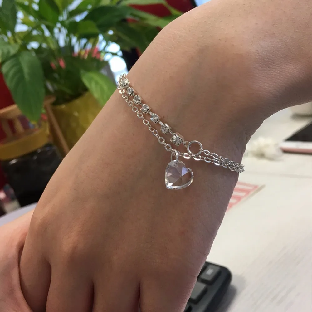 Hot Sale Brand New Super Sweet Crystal Bracelet Women Bracelets Fashion Jewelry #272235 | Украшения и аксессуары