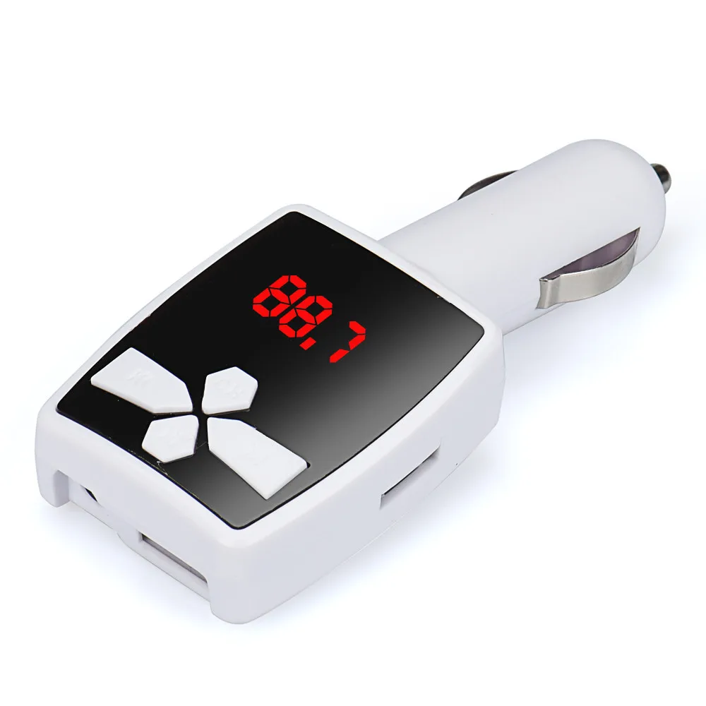 MP3 плеер беспроводной FM передатчик модулятор Автомобильный комплект USB SD MMC ЖК