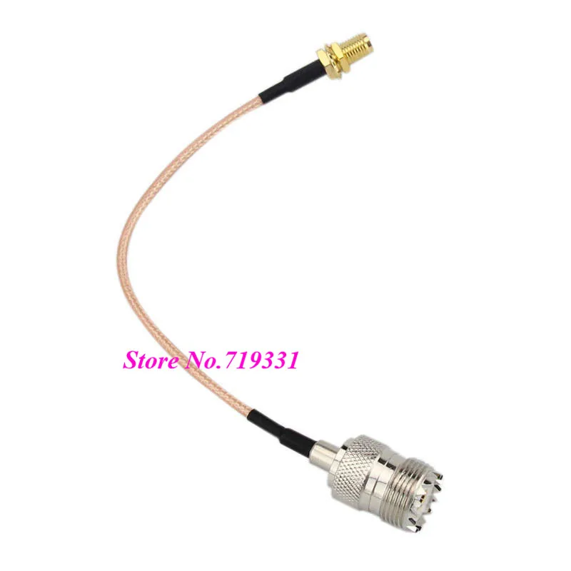 10pcs Electronics Antenna Cable UHF - SMA Female to SO-239 Connectors 20cm | Обустройство дома