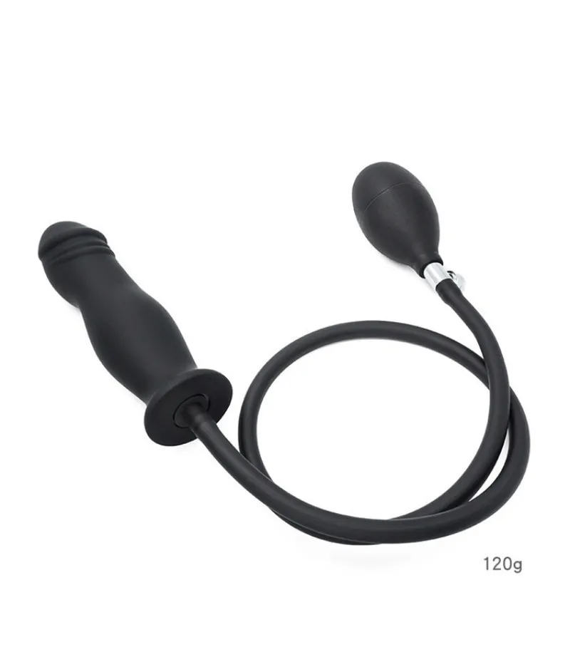 AUEXY Super Huge Inflatable Big Anal Plug Dildo Pump Dilator Expandable No Vibrator Butt Balls Max 12CM | Красота и здоровье