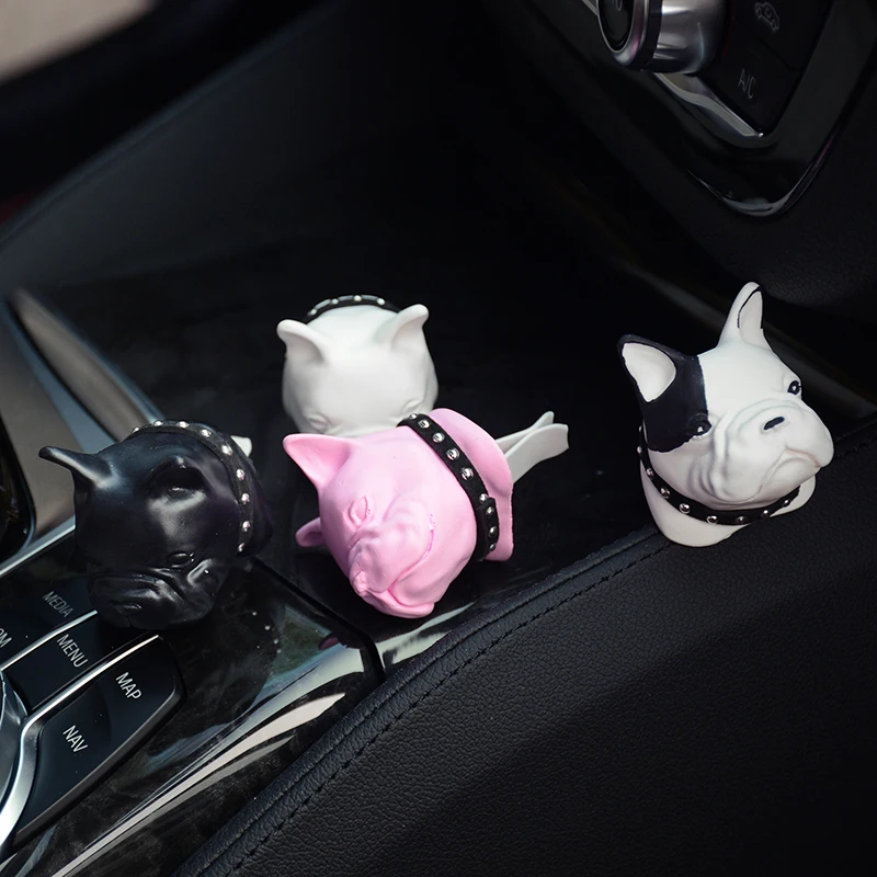 Французская Автомобильная розетка bulldog зажим для парфюма Алмазный кондиционер