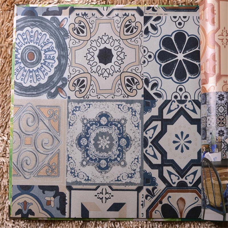 Обои в стиле ретро Континентальный богемный этнический стиль абстрактные