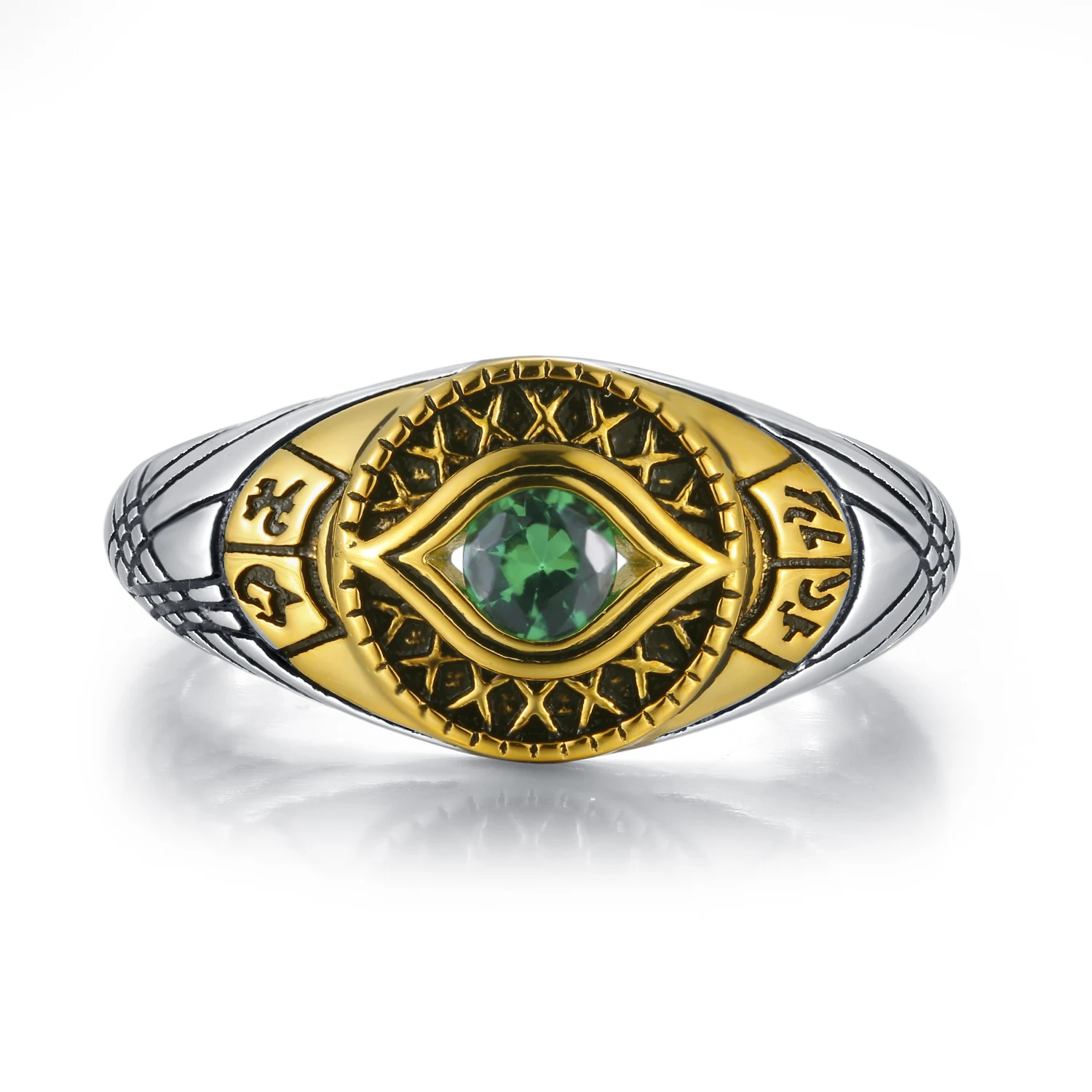 Серебряное кольцо с глазами Agamotto старинная каменная помолвка|Кольца| |