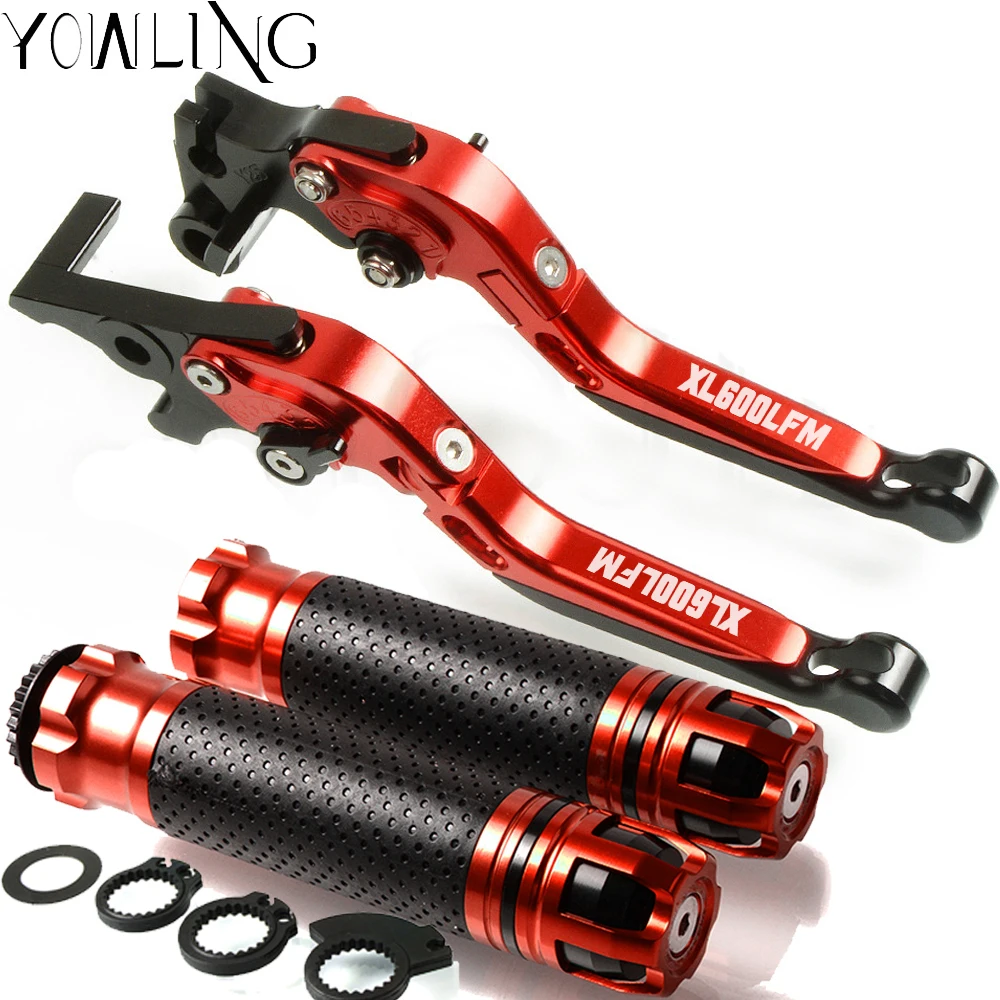 

Motorcycle Adjustable Folding Brake Clutch Levers Handlebar Hand Grips For HONDA XL600LMF XL600 LMF XL600L MF 1985-1986