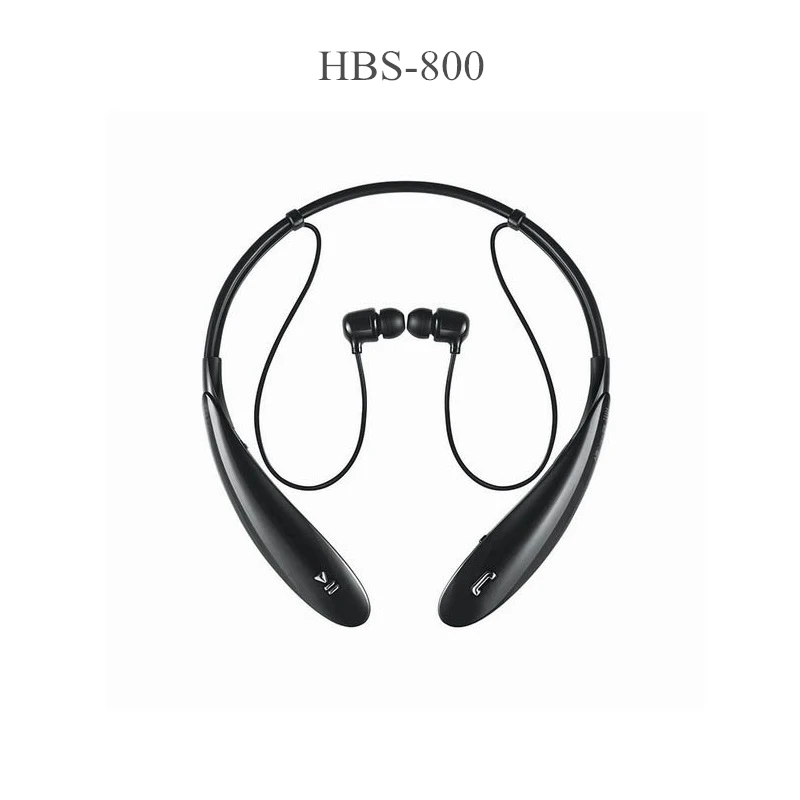 Hbs-800 стерео Спорт bluetooth-гарнитура Беспроводной наушники с шейным Стиль Наушники