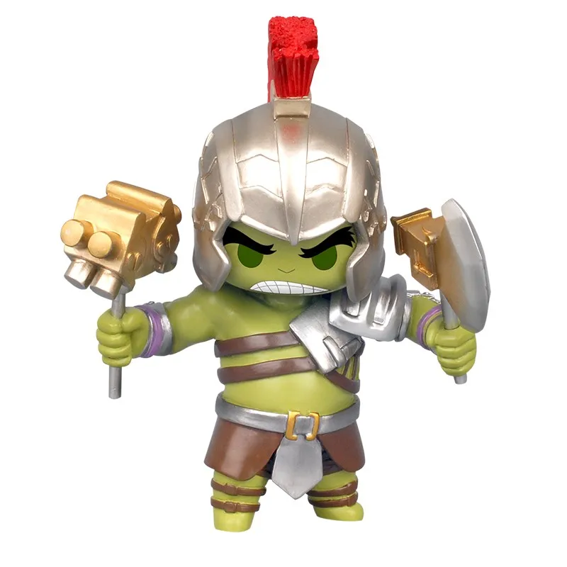 [Топ] Очень милый Альянс зеленый гигант Тор Кот версия chibi Милая экшн фигурка