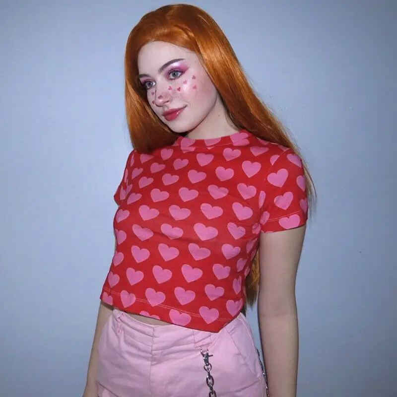 Женский прозрачный сетчатый топ футболка с коротким рукавом и круглым вырезом в