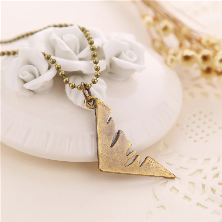 Ожерелье Город костей из мостальных инструментов винтажные руны парные подвески