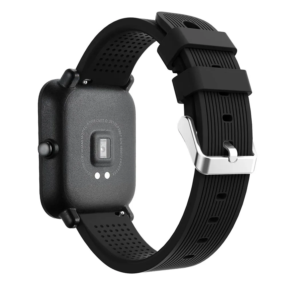 Ремешок силиконовый для смарт часов Xiaomi Huami Amazfit Bip Youth Edition 20 мм|Ремешки часов| |