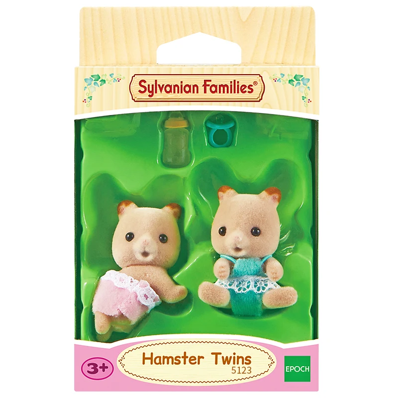 Sylvanian Family пушистый кукольный домик с животными фигура хомяк комплект для детей
