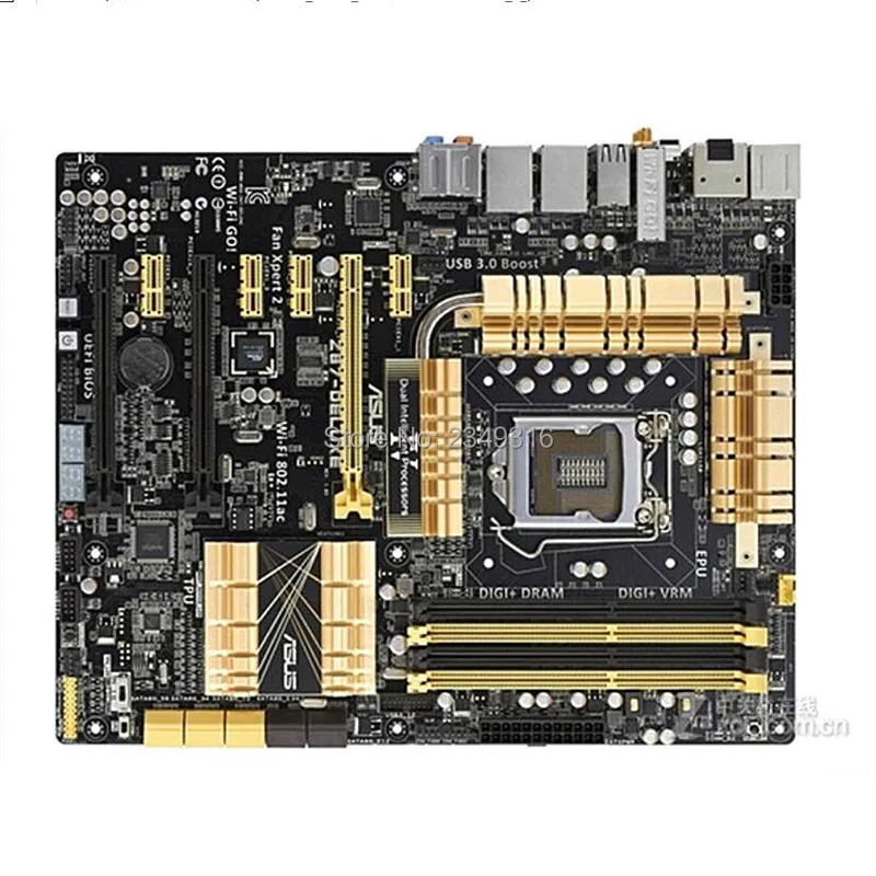 Для ASUS Z87-Deluxe гнездо для материнской платы LGA 1150 DDR3 Z87 SATA3 USB3.0 рабочего Материнская плата