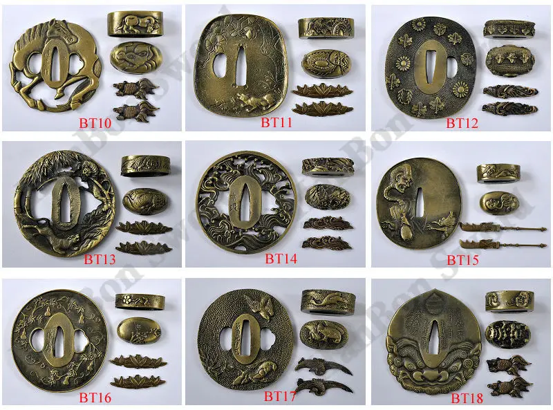 Специальное предложение меч из металлического сплава Guard Tsuba Fuchi Menuki Kashira Самурайские японские мечи фурнитура Новые