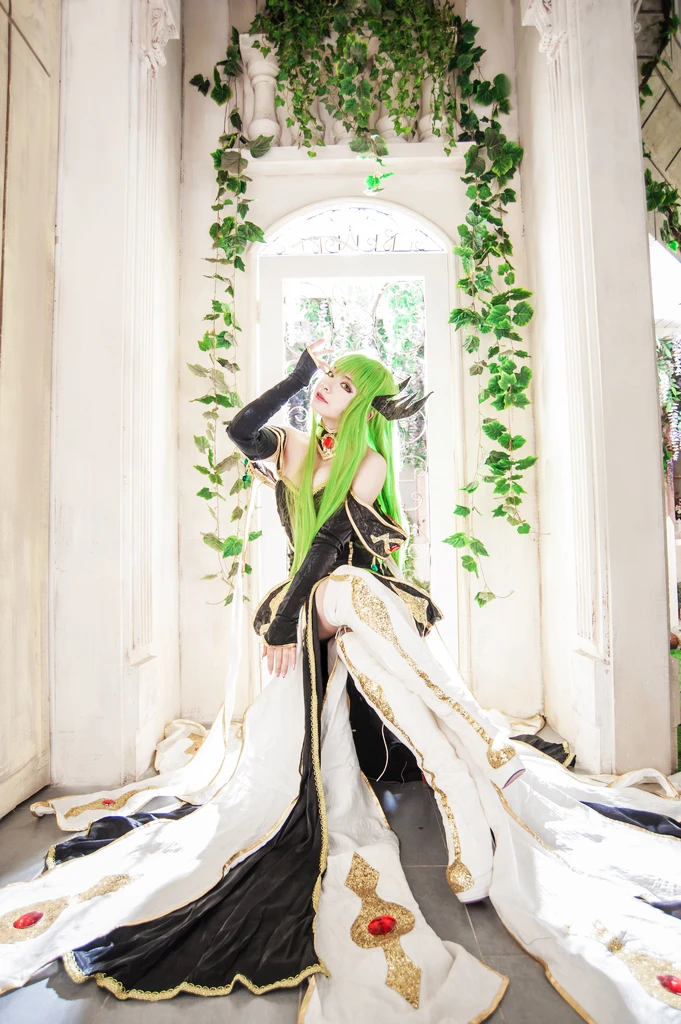 Код Geass TOMO Prepa C.C. Маскарадный костюм королевы СС Lelouch of the Rebel 11|code geass|lelouch costumecode geass