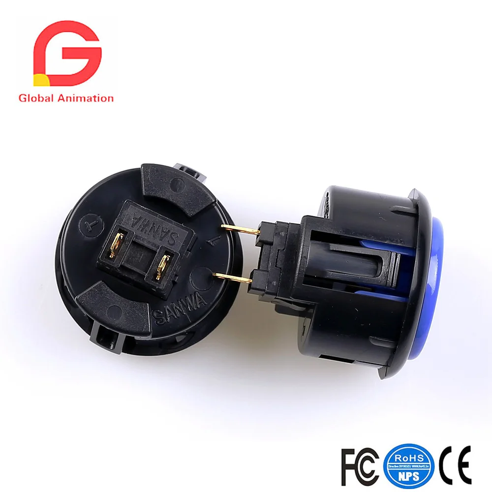 

SANWA OBSF-30 Arcade Button For USB MAME Controller, Arcade Joystick Games Console (Mad Catz SF4 Tournament & Mayflash F300)