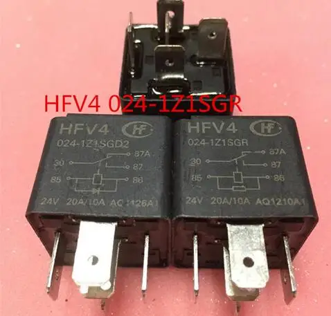 Реле HFV4 024 1Z1SGR 24V 24VDC DC24V DIP5 10 шт./лот|Реле| |