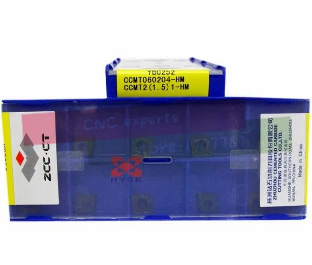 10 шт. CCMT060204/CCMT060208 HM YBC252 фреза вставки карбид цементированный токарные