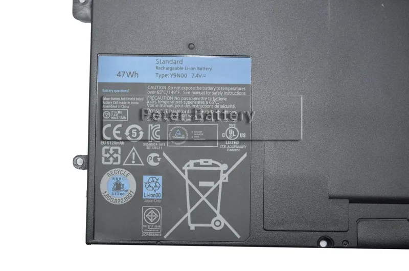 JIGU Y9N00 Оригинальный аккумулятор для ноутбука DELL XPS 13 L321X L322X 12 9Q33 серия Ultrabook|battery for