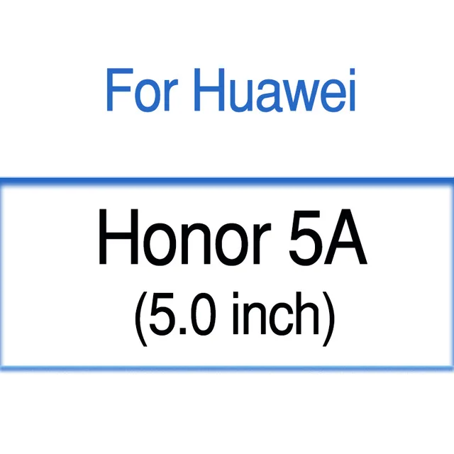 For honor 5A Защитное стекло на Honor 5c для huawei 5x 5a закаленное стекло 5 C X A C5 X5 A5 Honor5c Защитная пленка для экрана телефона на Huawey Hawei - Цвет: For honor 5A