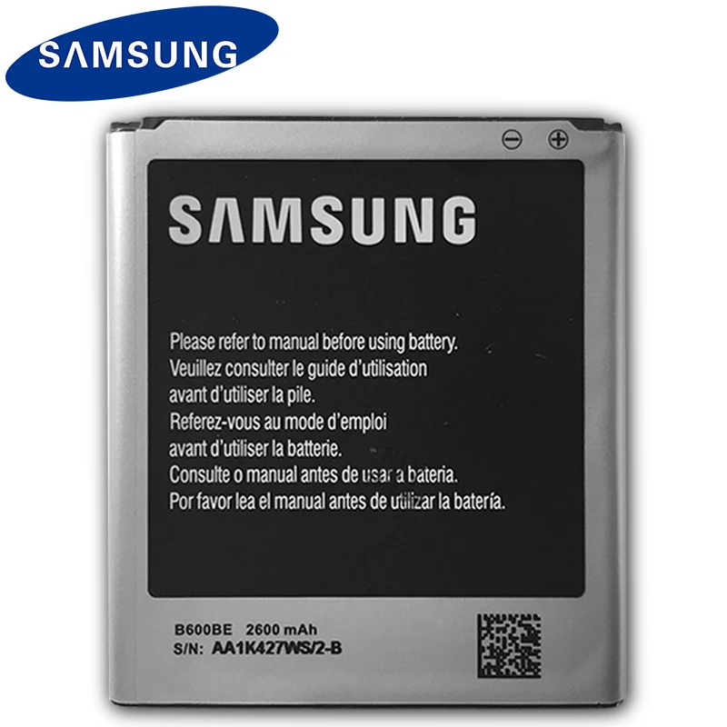

Original Samsung S4 Battery B600BE For Galaxy S4 i9500 i9505 i959 i337 i545 i9295 e330s 2600mAh Replacement Mobile Phone Battery