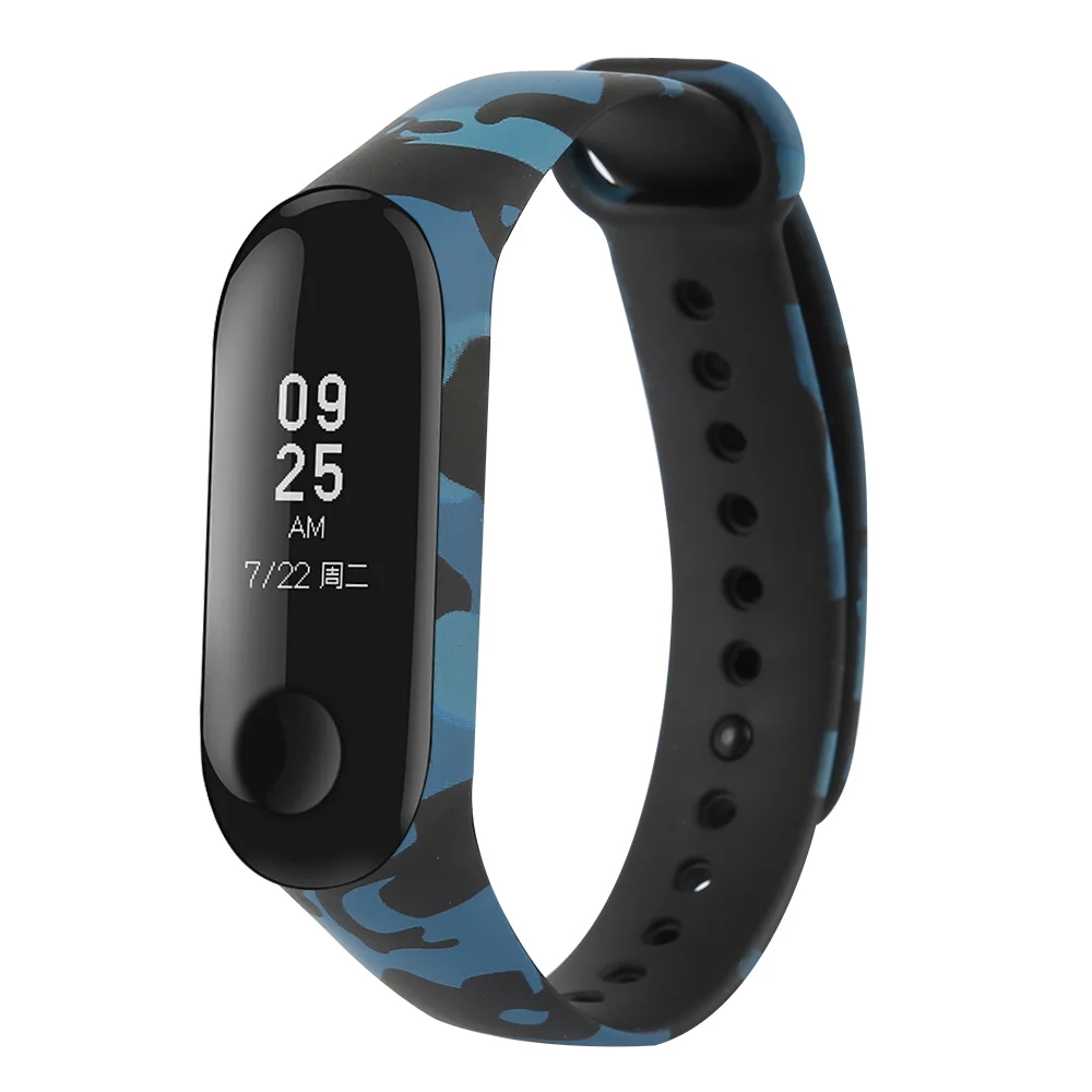 Светящийся цветной ремешок для Xiaomi Mi Band 3 браслета аксессуары браслет на