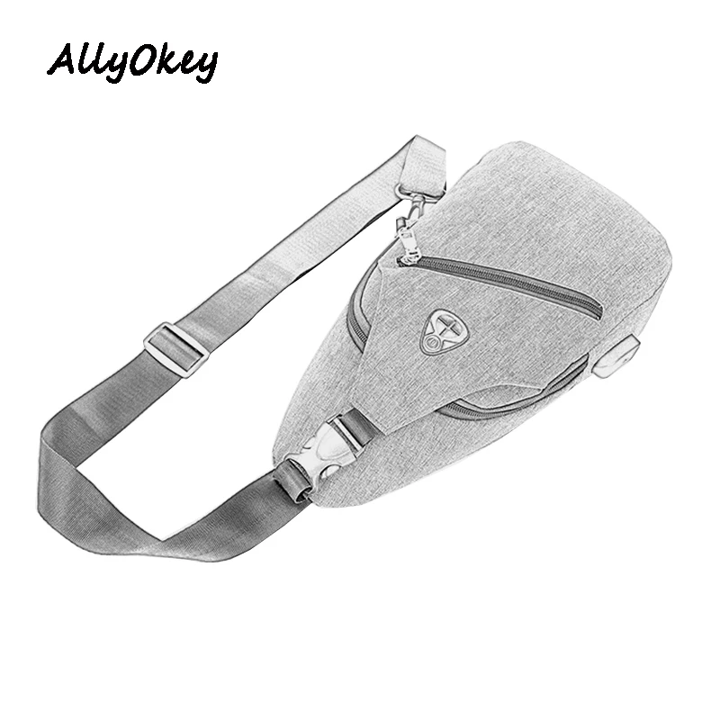 Мужские сумки через плечо мужская сумка на грудь с USB для короткой поездки