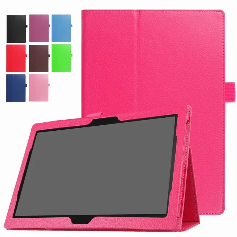 Противоударный чехол книжка TAB4 10 и Plus из искусственной кожи для Lenovo TAB 4 умный