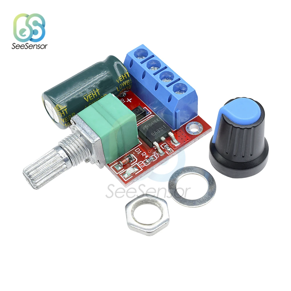 5A 90W PWM 12V Φ Module 4 5 V-35V Регулируемый регулятор скорости переключатель регулятора 24V |