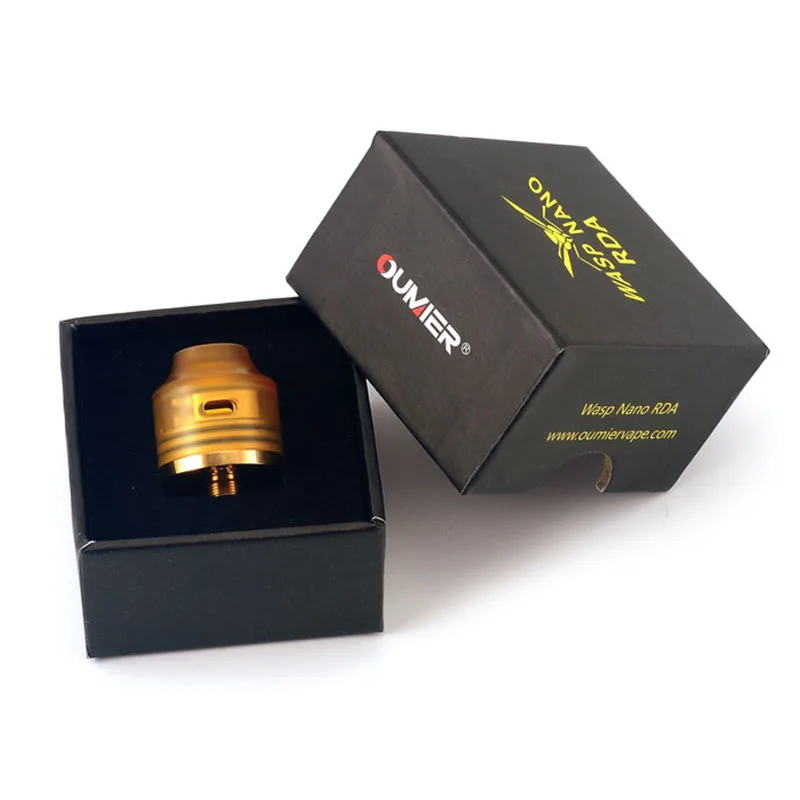 Оригинальный большой бак OUMIER WASP NANO RDA Восстановленный 22 мм с регулируемым нижним