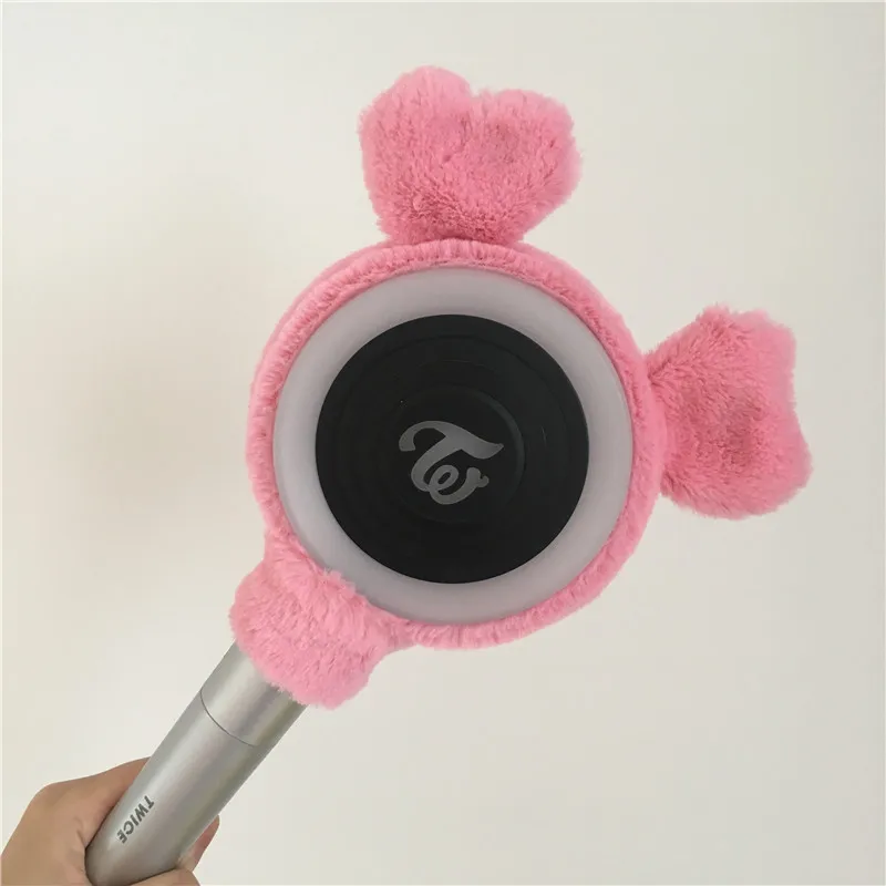 YOUPOP KPOP двухъядерный альбом CANDY BONG Z Light Stick, плюшевый чехол, крышка для головы, повязка на голову, световая палка, пальто, LU6745 - Цвет: Pink Cover