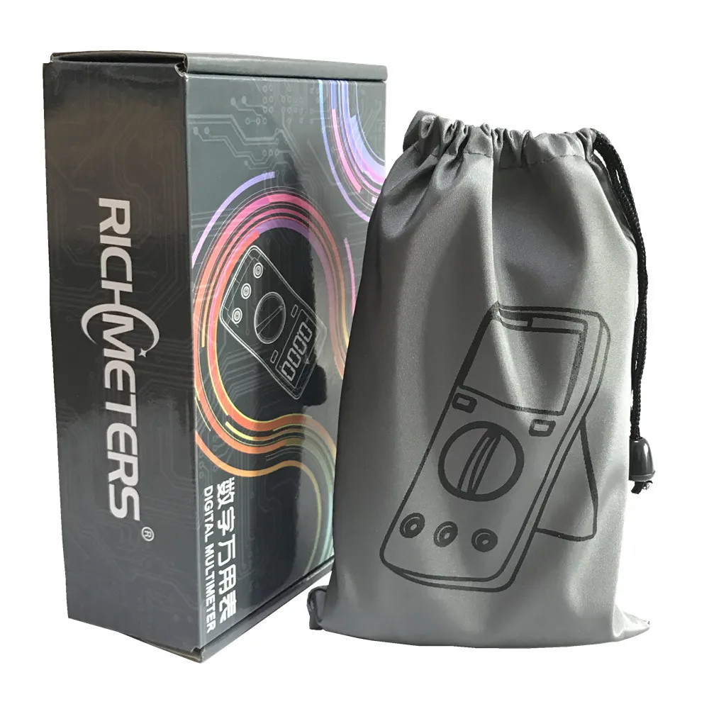 Цифровой мультиметр RM109 размер ладони True RMS 9999 отсчетов квадратная фоновая