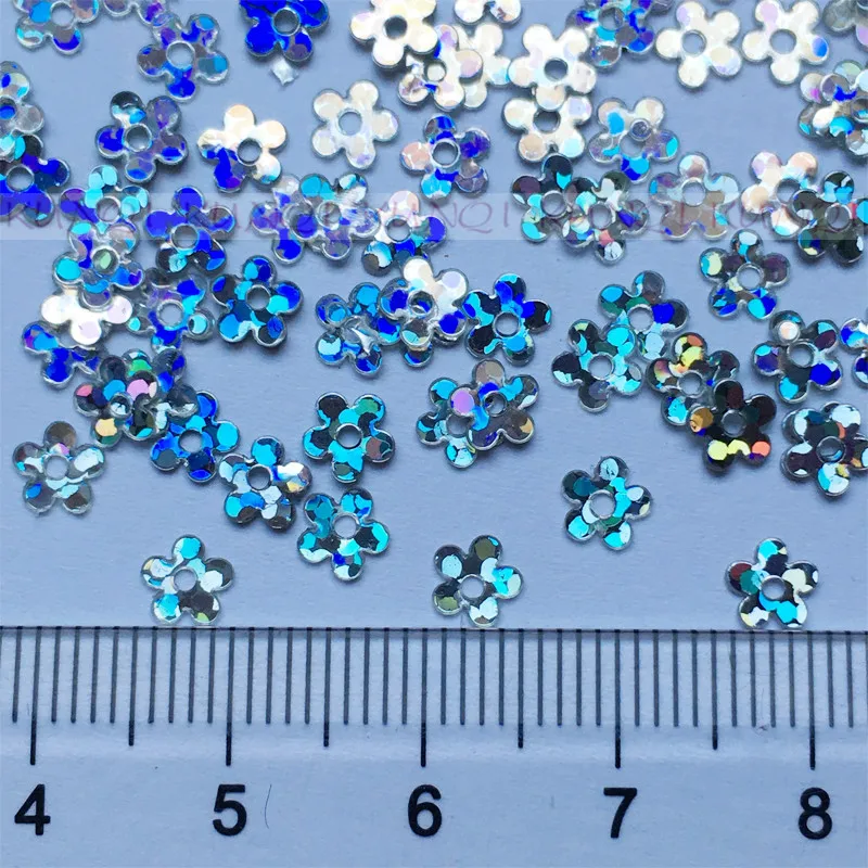 Плоские Цветочные Блестки для шитья 30 г/50 г 5 мм | Дом и сад