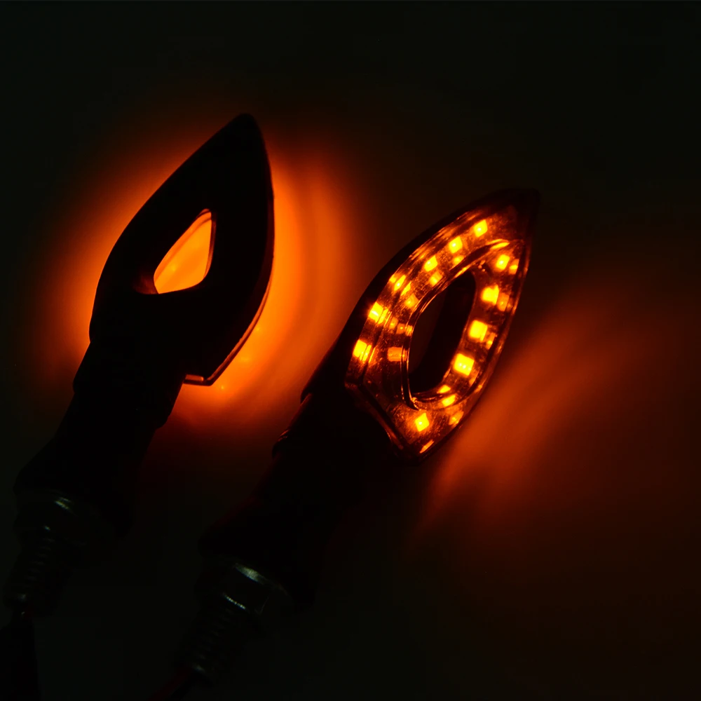 Универсальный светодиодный индикатор указателей поворота мотоцикла/лампа для