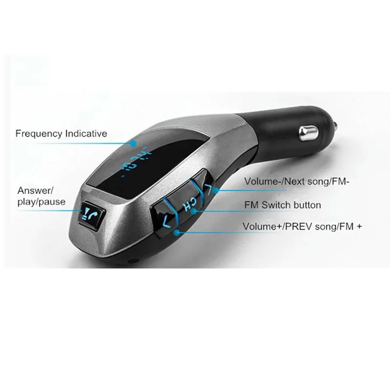Fm трансмиттер mp3 плеер usb гарнитура для смартфона VS G7|MP3-плеер авто| |