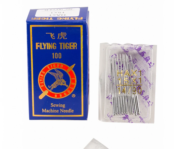 100 шт./лот летающий тигр HAx1 иглы подходят для всех бытовых швейных машин Singer 11 #12 #14