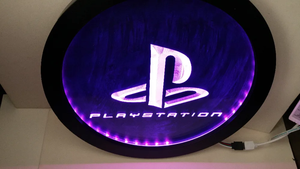 Playstation 4 PS4 man пещера RGB светодиодная многоцветная (12 цветов) Беспроводное