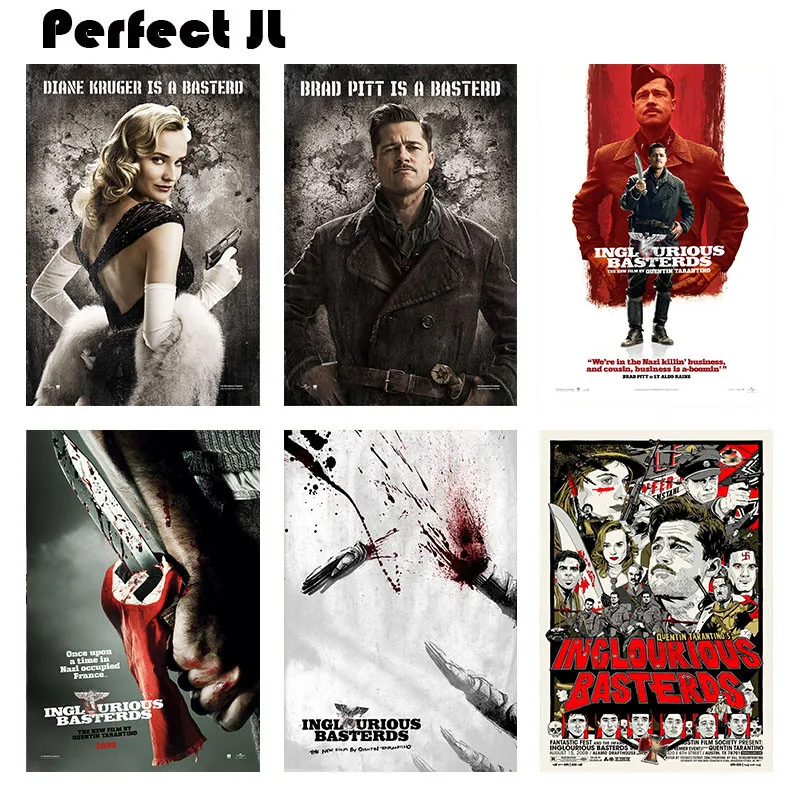 Inglourious Basterds домашняя отделка декоративный плакат с белым покрытием настенная