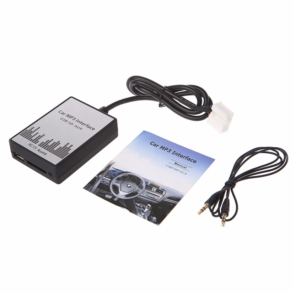 USB SD AUX Автомобильный MP3 музыкальный плеер адаптер CD Замена для Suzuki для Fiat для Opel высокое качество
