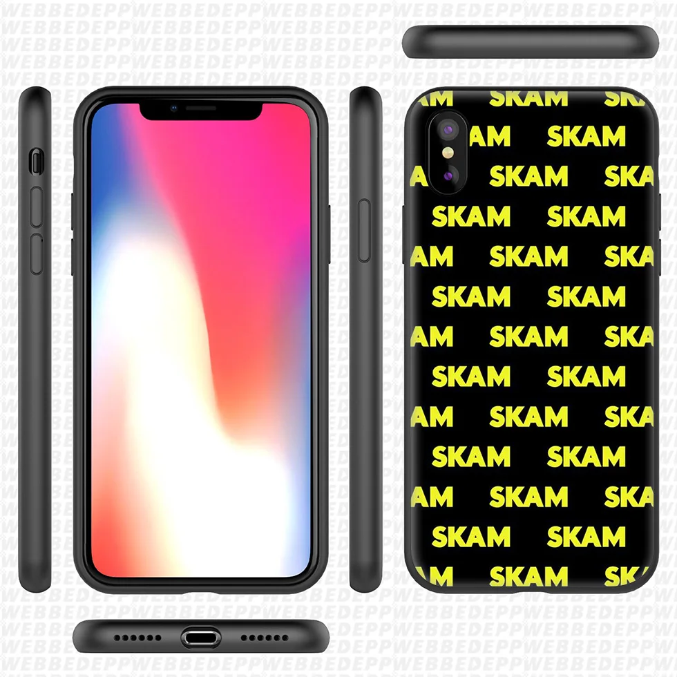 WEBBEDEPP норвежский ТВ скам Мягкий силиконовый чехол для iPhone 11 Pro Xr Xs Max X или 10 8 7 6 6S Plus