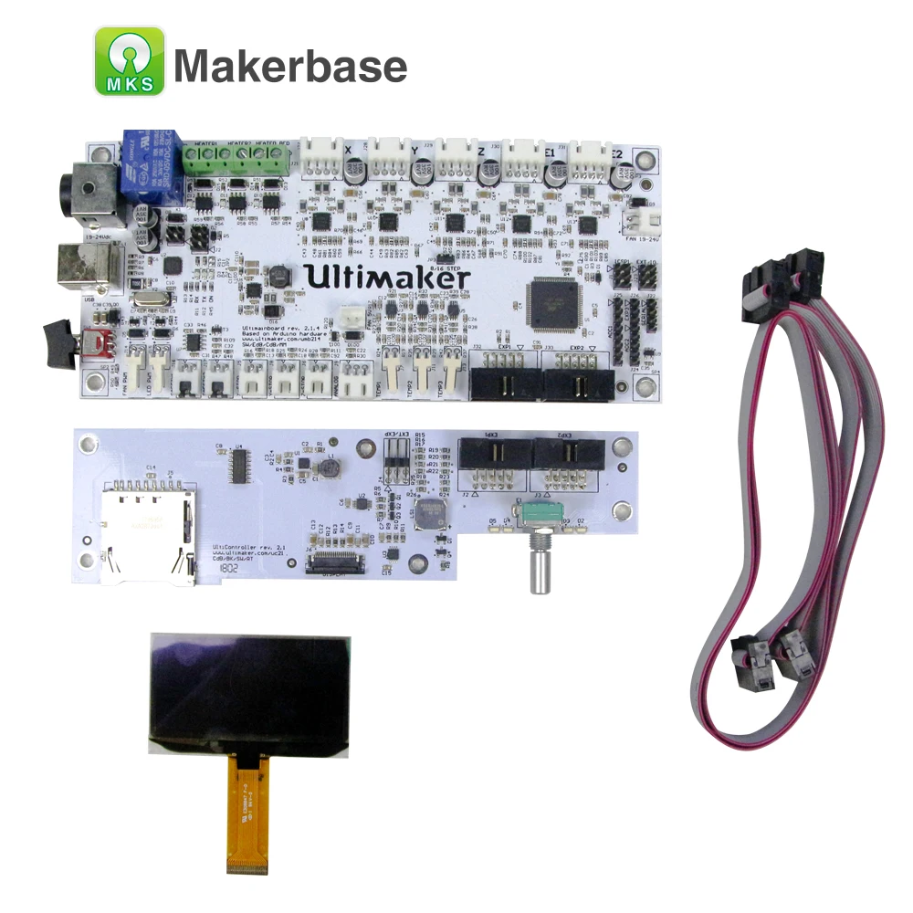 Makerbase Ultimaker V2.1.4 с комплектом oled-экрана UM2 умная плата контроллера материнская