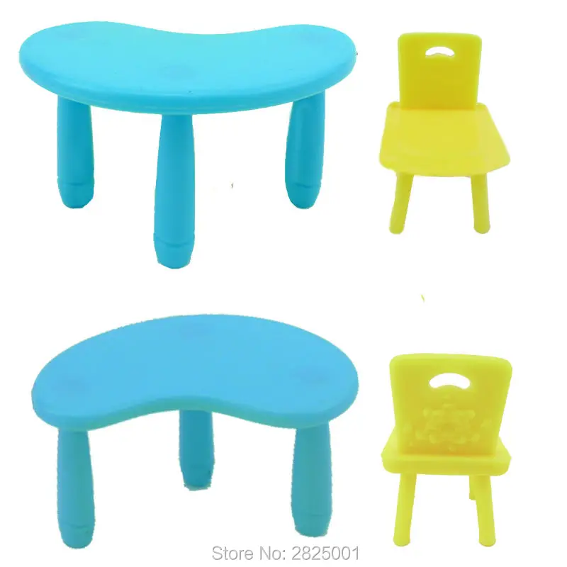 3 шт. кукольная мебель Классная доска стол и стул школы учебные принадлежности