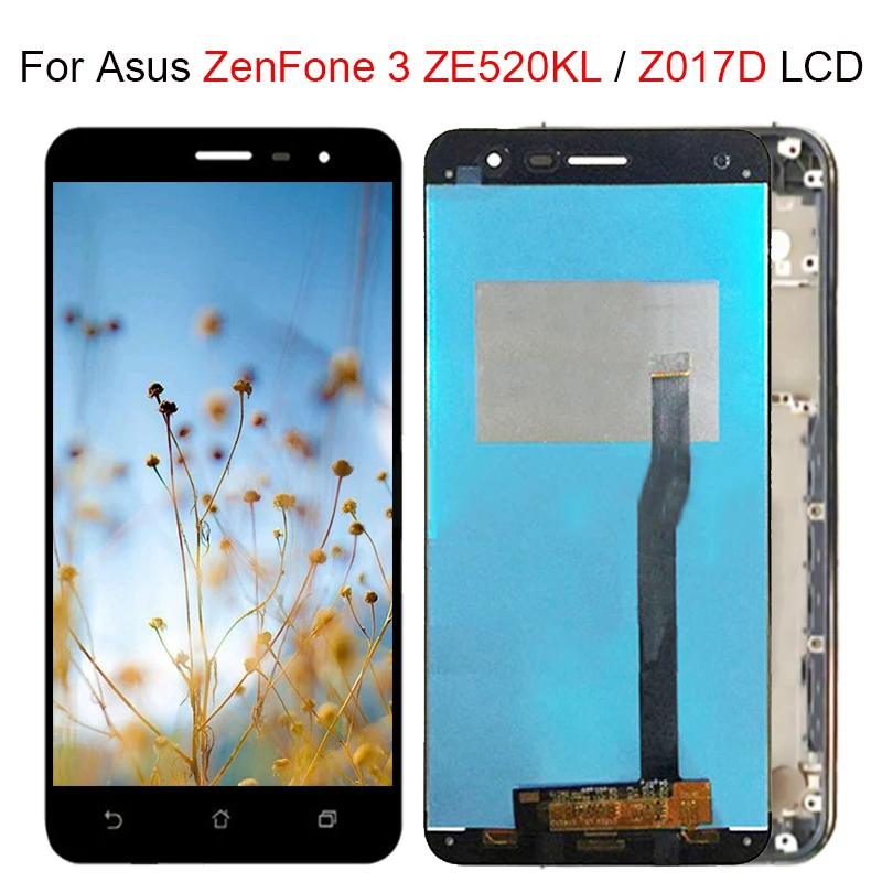 5 2 ''ЖК дисплей для ASUS Zenfone 3 ZE520kl ЖК Z017D Z017DA Z017DB ZE 520KL сенсорный экран дигитайзер